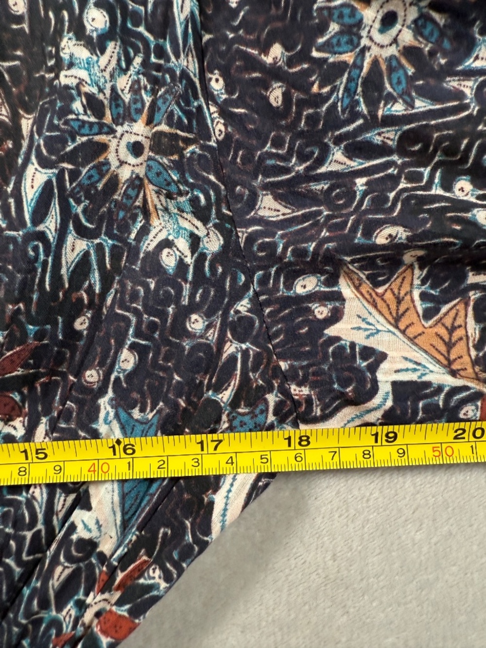 Ulla Johnson Dress Womens 6 Twilight Navy Floral Thelma Puff Sleeve Midi NWT - Picture 12 of 15